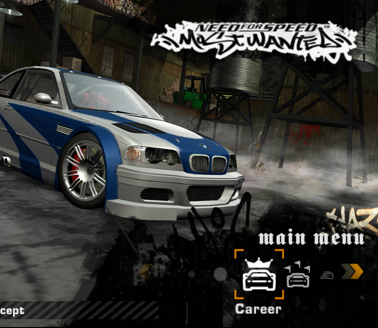 Need for Speed: Most Wanted running in PS2Mac, upscaled